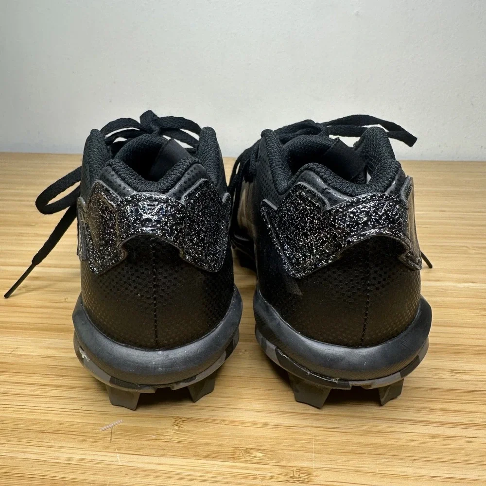 Adidas Freak Spark Football Cleats Shoes Youth Boys 12K Black‎ Glitter EUC - Picture 4 of 7